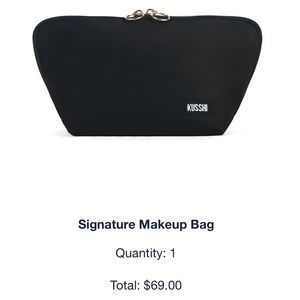 KUSSHI Signature Makeup Bag with Attachments